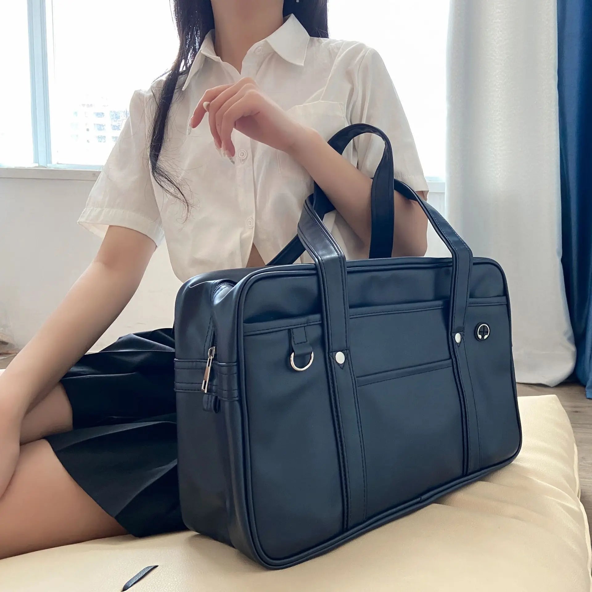 Japanese two-dimensional student JK uniform bag girl