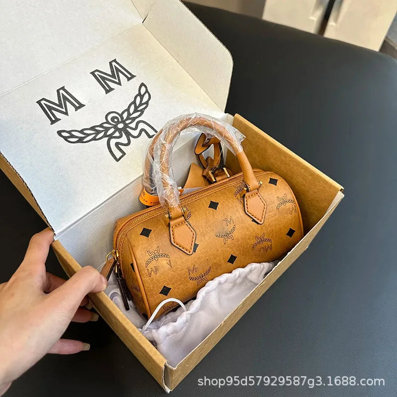 New high quality mini printed Boston bag